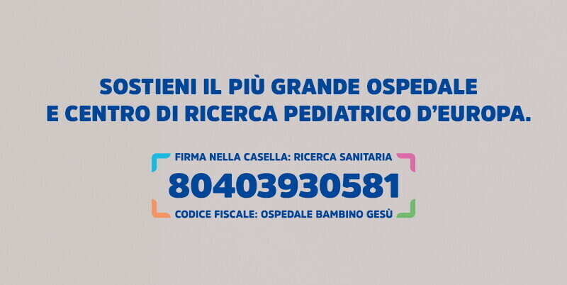 Come donare il 5 per mille al Bambino Gesù