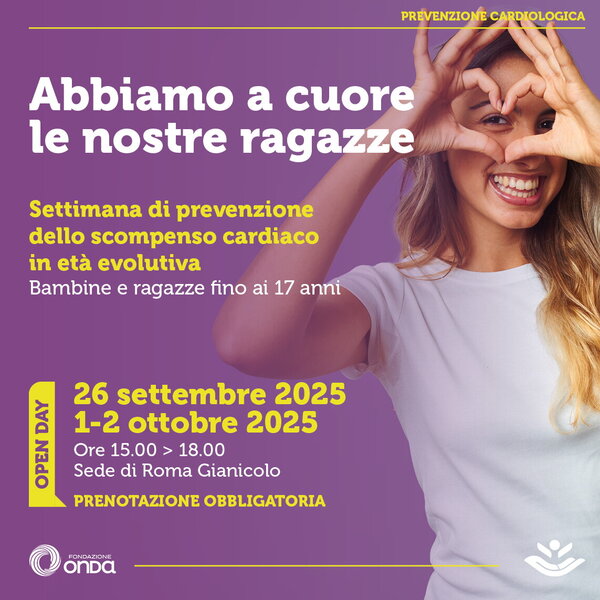Salute del cuore: il Bambino Gesù aderisce all'Open Week della Fondazione Onda